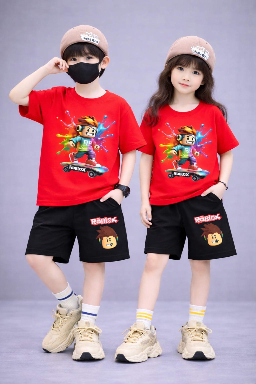 Drop Shoulder Baby TShirt and Pant Set