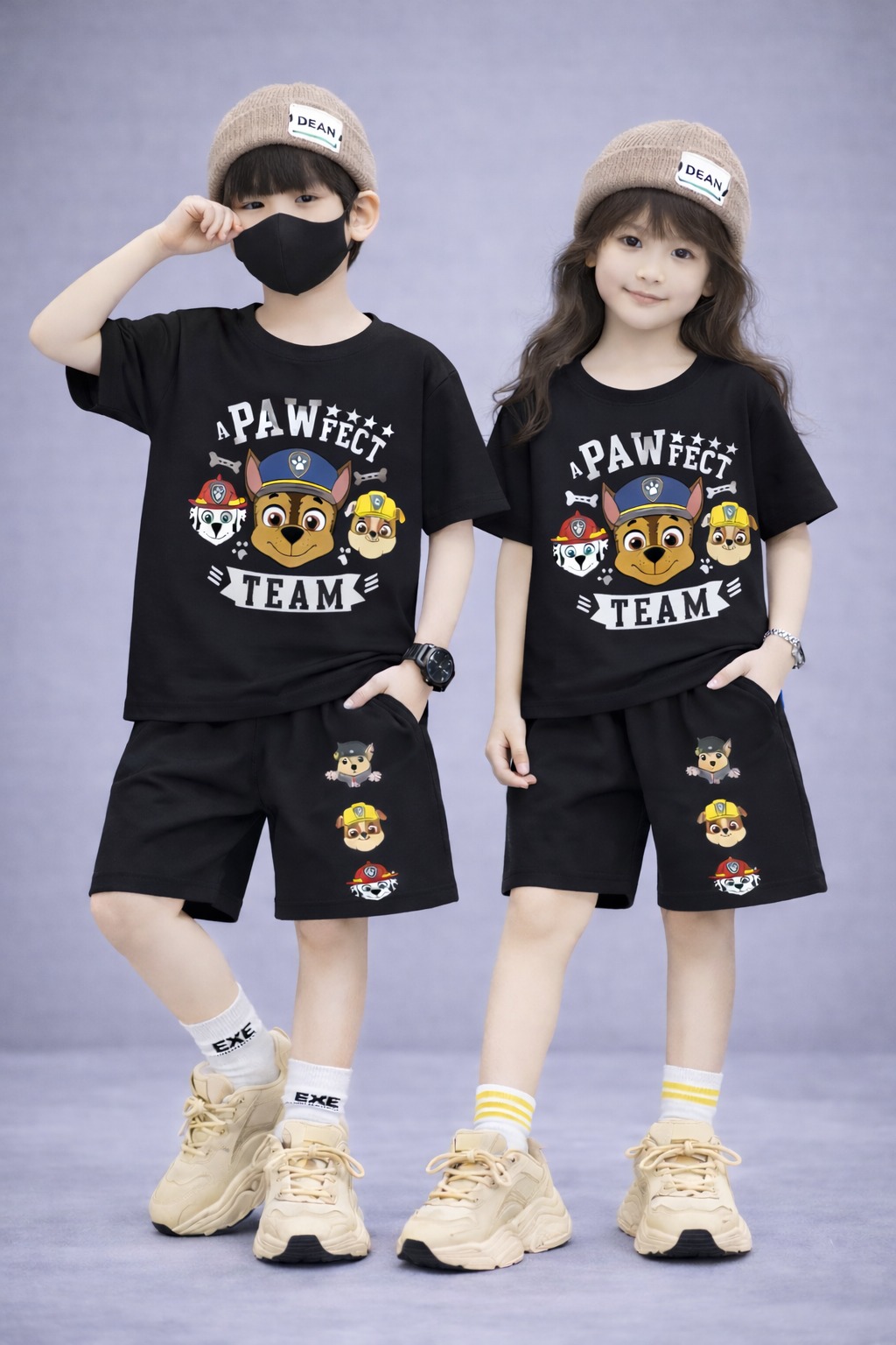 Drop Shoulder Baby TShirt and Pant Set