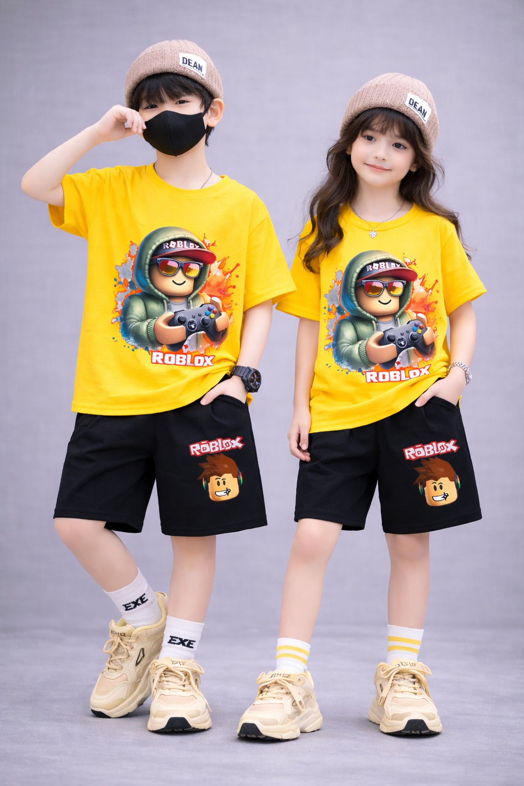 Drop Shoulder Baby TShirt and Pant Set