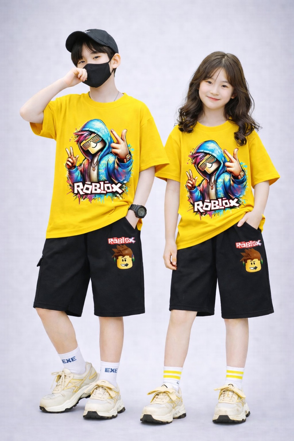 Drop Shoulder Baby TShirt and Pant Set