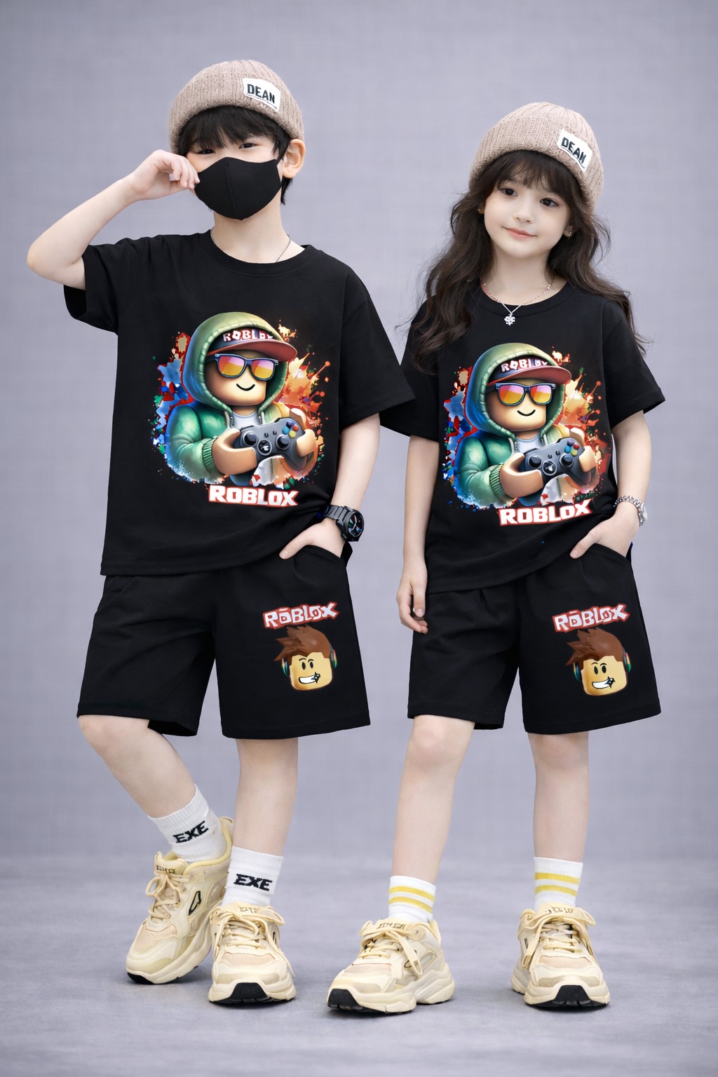 Drop Shoulder Baby TShirt and Pant Set