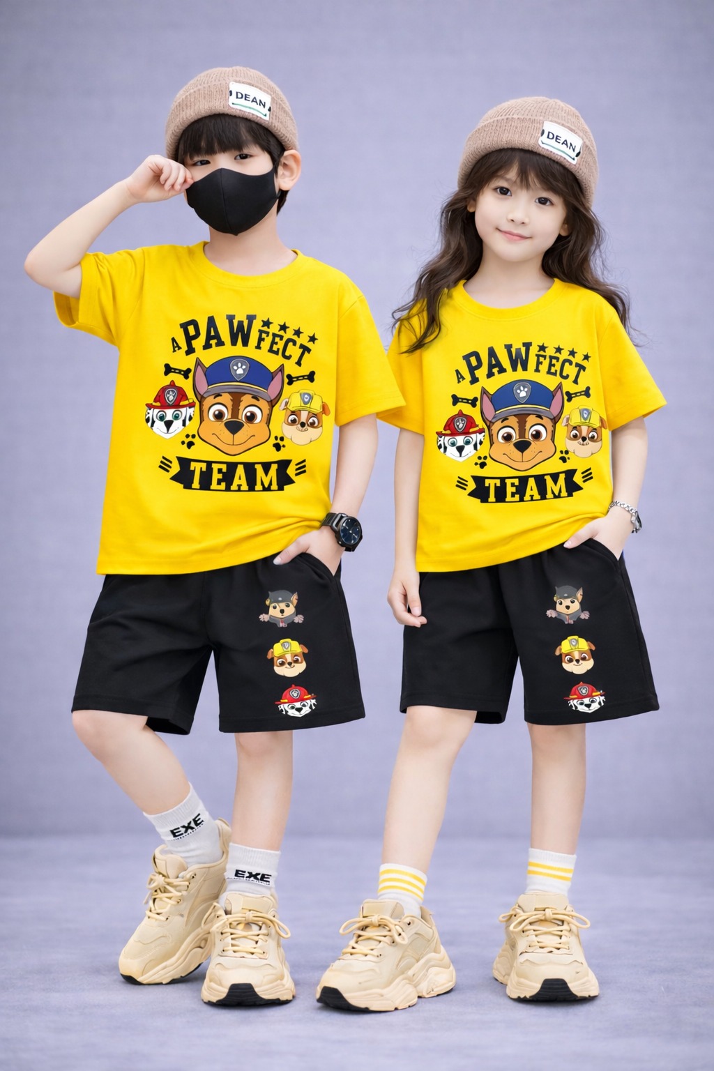 Drop Shoulder Baby TShirt and Pant Set