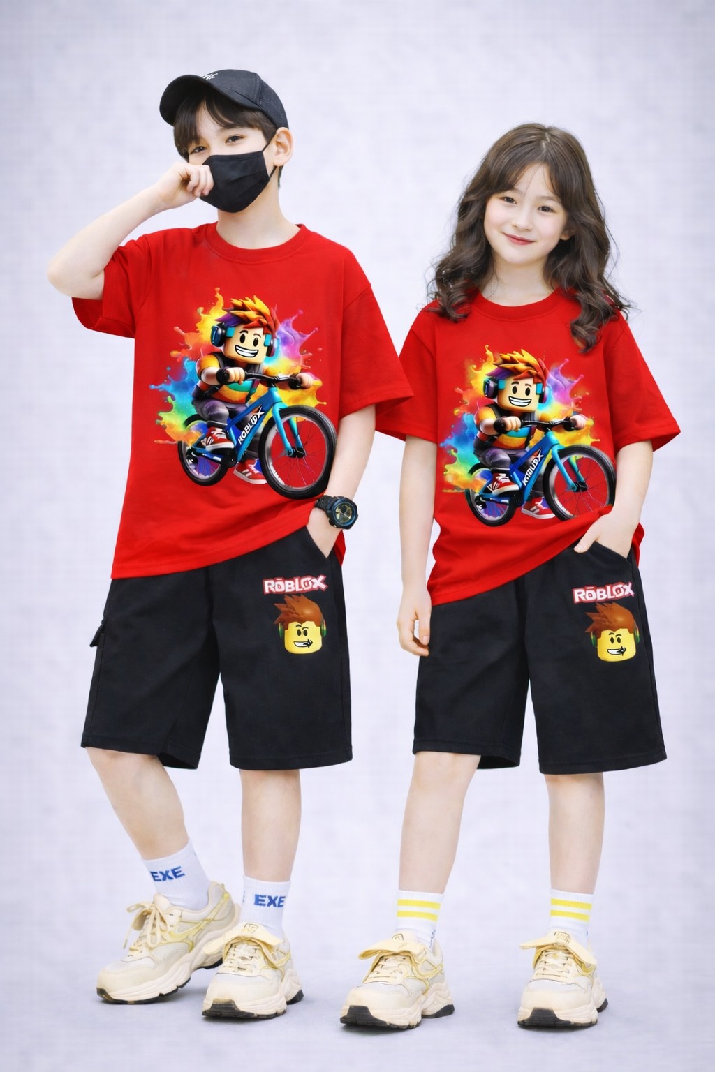 Drop Shoulder Baby TShirt and Pant Set