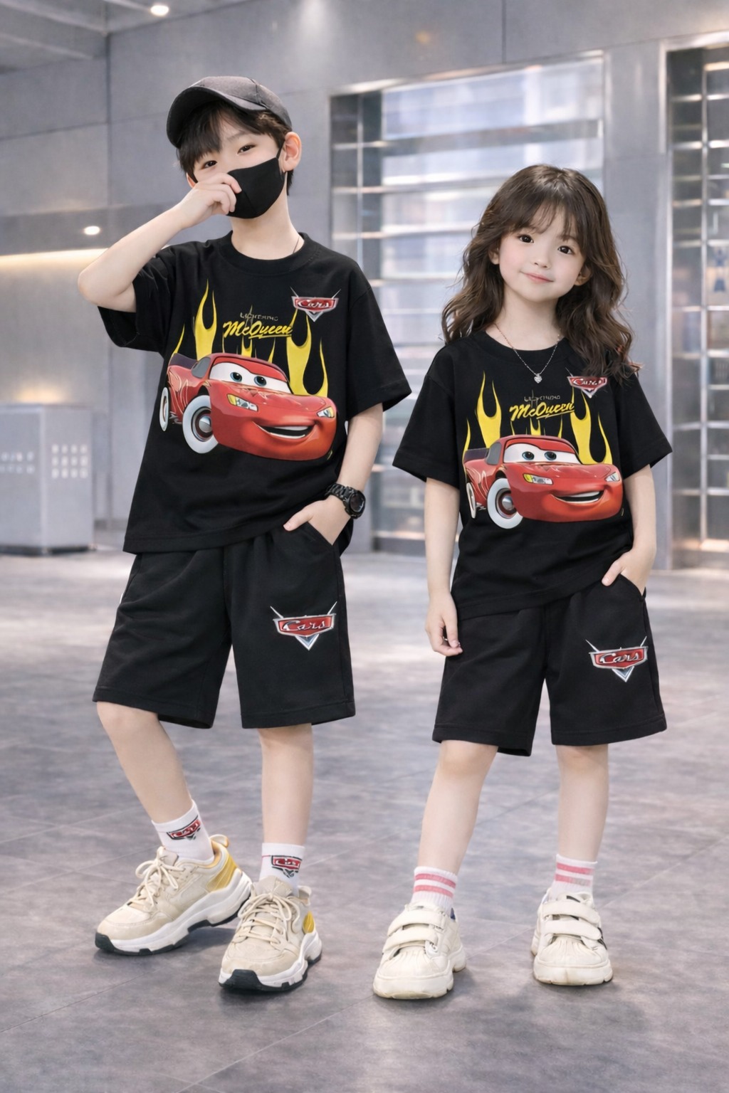 Drop Shoulder Baby TShirt and Pant Set