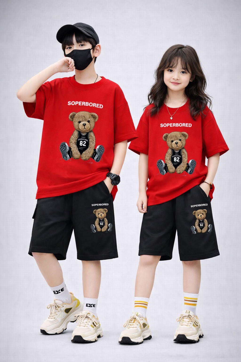 Drop Shoulder Baby TShirt and Pant Set