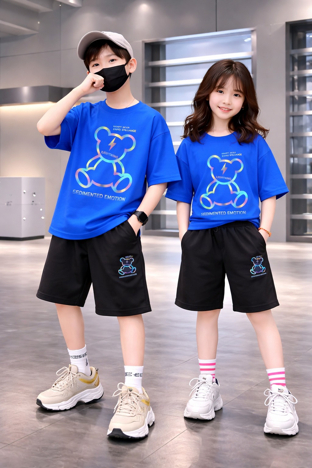 Drop Shoulder Baby TShirt and Pant Set