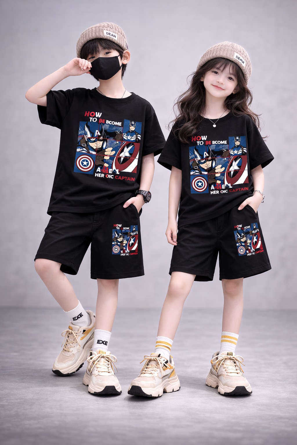 Drop Shoulder Baby TShirt and Pant Set