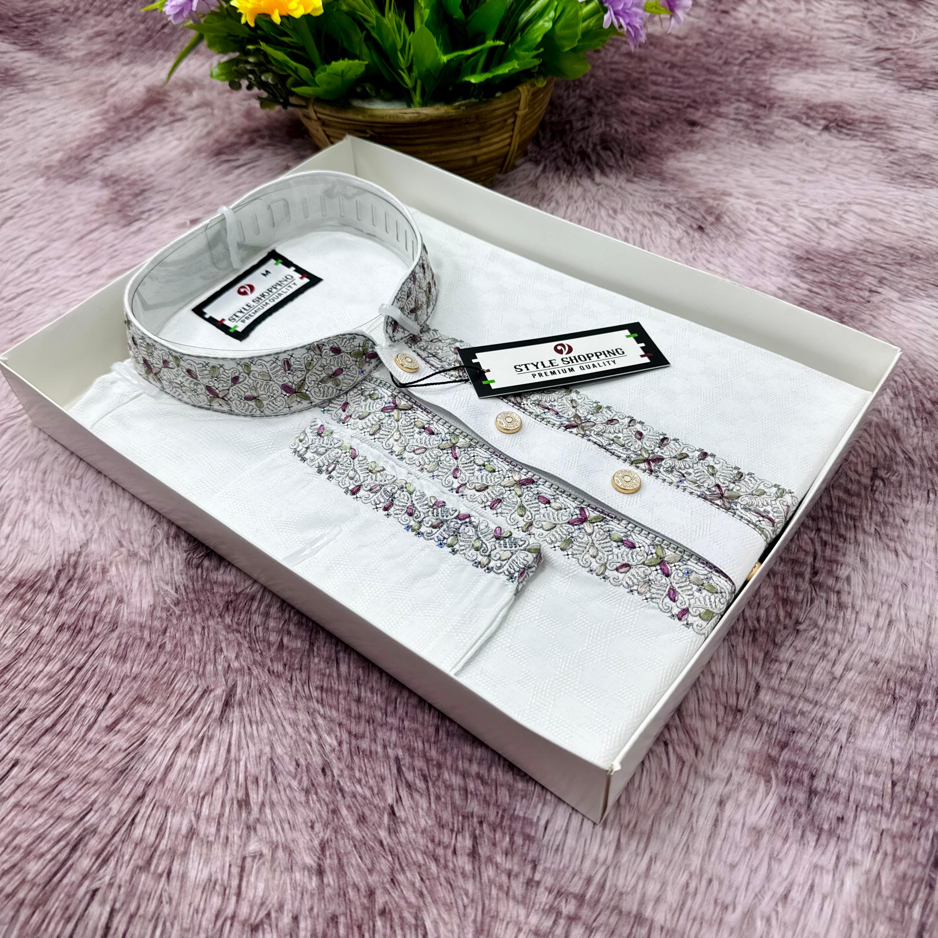 Sequence Embroidery Panjabi