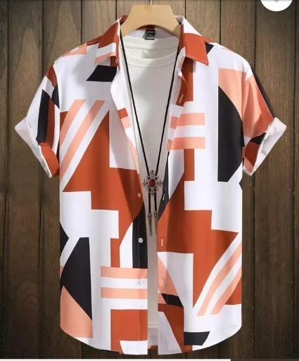 Half Sleeve Cotton Shirt For Men